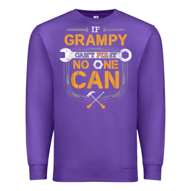 Mens Grampy Funny Handyman Fix It Fathers Day Gift Premium Sweatshirt by longCreatives | Teevron