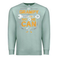Seafoam Mens Grampy Funny Handyman Fix It Fathers Day Gift Premium Sweatshirt - longCreatives