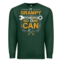 Sports Green Mens Grampy Funny Handyman Fix It Fathers Day Gift Premium Sweatshirt - longCreatives
