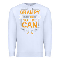 White Mens Grampy Funny Handyman Fix It Fathers Day Gift Premium Sweatshirt - longCreatives