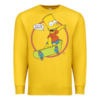 The Simpsons Bart Simpson Eat My Shorts Premium Sweatshirt | Teevron