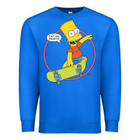True Royal The Simpsons Bart Simpson Eat My Shorts Premium Sweatshirt - longCreatives