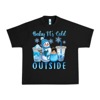 Black baby it's cold outside Urban Heavy Tee - CowGirlArtShop
