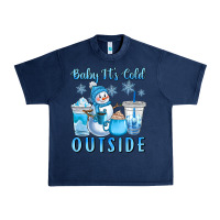 Navy baby it's cold outside Urban Heavy Tee - CowGirlArtShop