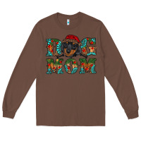 Chestnut christmas dog mom dachshund Long Sleeve Tee - RanaPortraitStore