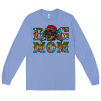Colony Blue christmas dog mom dachshund Long Sleeve Tee - RanaPortraitStore