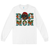 White christmas dog mom dachshund Long Sleeve Tee - RanaPortraitStore