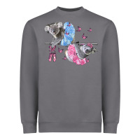 Storm Koalas With Tutu Heavyweight Sweatshirt - LillyAllenDesigns