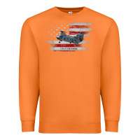 Carrot CH-47 Chinook Helicopter USA Flag Helicopter Pilot Gifts Premium Sweatshirt - longCreatives