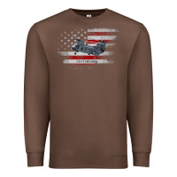 Chestnut CH-47 Chinook Helicopter USA Flag Helicopter Pilot Gifts Premium Sweatshirt - longCreatives