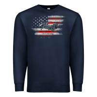 Navy CH-47 Chinook Helicopter USA Flag Helicopter Pilot Gifts Premium Sweatshirt - longCreatives