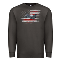 Smoke CH-47 Chinook Helicopter USA Flag Helicopter Pilot Gifts Premium Sweatshirt - longCreatives