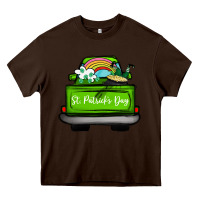 Chocolate Brown St Patrick's Day Truck Heavy Core Tee - Bettercallsaul