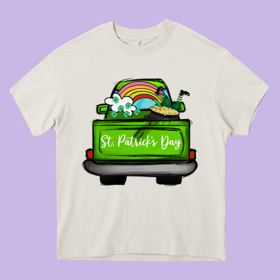 St Patrick's Day Truck Heavy Core Tee Designed By Bettercallsaul