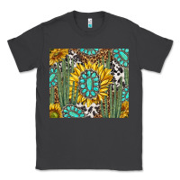 Smoke western cactus with sunflowers and turquoise tumbler tbs Classic Tee - TumblerDesignByShophia