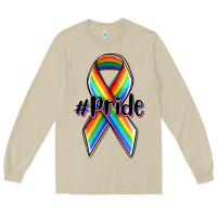 Mushroom pride lgbtq awareness ribbon Long Sleeve Tee - OliviaCreatesArt