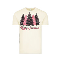 Vintage Arctic pink merry christmas Vintage Tee - CowGirlArtShop