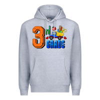Heather Grey Third Grade Premium Hoodie - RanaPortraitStore