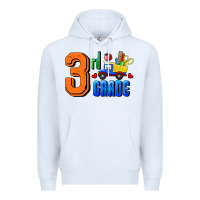 White Third Grade Premium Hoodie - RanaPortraitStore