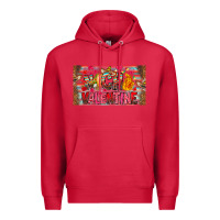 Cardinal Nach Valentine Premium Hoodie - CowhideDigitalArt
