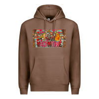 Chestnut Nach Valentine Premium Hoodie - CowhideDigitalArt