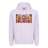 Lilac Nach Valentine Premium Hoodie - CowhideDigitalArt