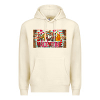 Sandshell Nach Valentine Premium Hoodie - CowhideDigitalArt