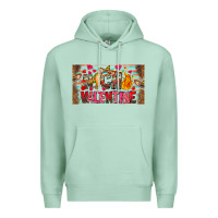 Seafoam Nach Valentine Premium Hoodie - CowhideDigitalArt