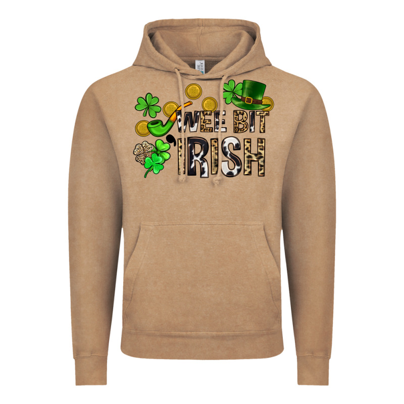 Wee Bit O' Irish St. Patrick's Vintage Hoodie by CowGirlArtShop | Teevron
