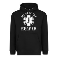 Black Emt, Ems And Paramedic We Race the Reaper Heavyweight Hoodie - longCreatives