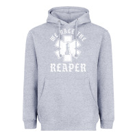 Heather Grey Emt, Ems And Paramedic We Race the Reaper Heavyweight Hoodie - longCreatives