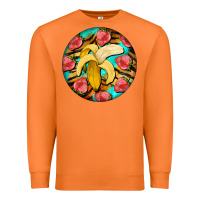 Carrot banana and strawberries with tiger pattern Premium Sweatshirt - BarkalooDesign