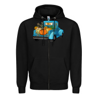 Black fall truck Zipper Hoodie - Artiststas