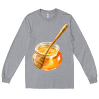 Heather Grey honeypot and honeydipper fa element Long Sleeve Tee - FaDigitalArtStudio