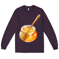 Plum honeypot and honeydipper fa element Long Sleeve Tee - FaDigitalArtStudio