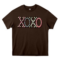 Chocolate Brown xoxo digital valentines day Heavy Core Tee - Bettercallsaul