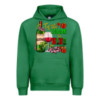 Emerald tis the season to wine Urban Hoodie - AdoDesignShop