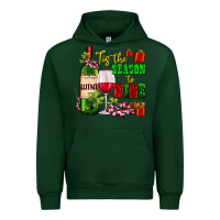 Forest Green tis the season to wine Urban Hoodie - AdoDesignShop