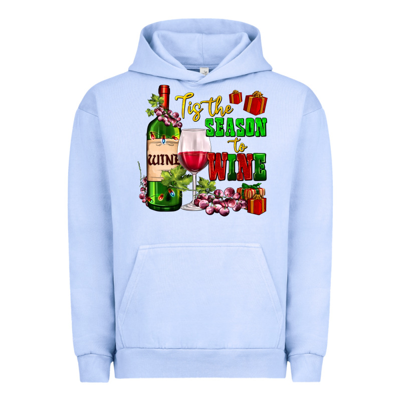 Tis The Season To Wine Urban Hoodie by AdoDesignShop | Teevron