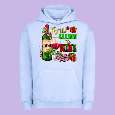 Tis The Season To Wine Urban Hoodie Designed By Adodesignshop