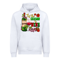 White tis the season to wine Urban Hoodie - AdoDesignShop