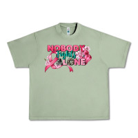 Oil Green nobody fights alone cancer awareness Urban Heavy Tee - CowGirlArtShop