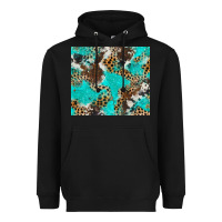Black cheetah cowhide tumbler Heavyweight Hoodie - BarkalooDesign