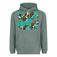 Sage cheetah cowhide tumbler Heavyweight Hoodie - BarkalooDesign