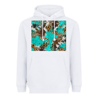 White cheetah cowhide tumbler Heavyweight Hoodie - BarkalooDesign