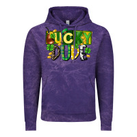 Cloud Purple Lucky dude  St. Patrick's Day Vintage Hoodie - CowGirlArtShop