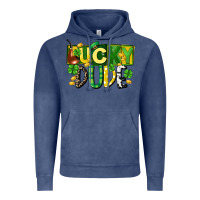 Vintage Denim Lucky dude  St. Patrick's Day Vintage Hoodie - CowGirlArtShop