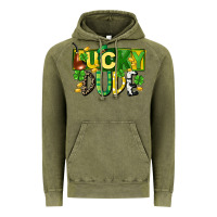 Vintage Olive Lucky dude  St. Patrick's Day Vintage Hoodie - CowGirlArtShop