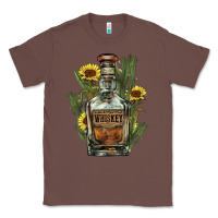 Chestnut Western whiskey bottle Classic Tee - HowdyJamesFarm