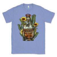 Colony Blue Western whiskey bottle Classic Tee - HowdyJamesFarm